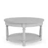 Riverside Furniture 54301 Winston - Round Cocktail Table - Aged Cotton