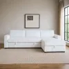 New Classic 23-U1899W-2NP New Classic 23-U1899W-2NP Bliss - 2 Piece Sectional (Sleeper/Chais) - Mist Gray