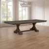 New Classic D403B-10 Augusta - Rectangle Dining Table - Rustic Brown