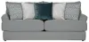 Jackson Furniture Industries 348203-1617/35-1726/35 Howell - Sofa - Seafoam