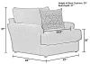 Jackson Furniture Industries 348201-1617/48-1726/48 Jackson Furniture Industries 348201-1617/48-1726/48 Howell - Chair 1/2 - Night