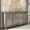 Liberty Furniture 2012-AC7236 Westridge - 4 Door Accent Cabinet - Light Brown
