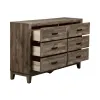 Liberty Furniture 384-BR31 Ridgecrest - 6 Drawer Dresser - Cobblestone