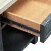 Liberty Furniture 422-OT1022 Heatherbrook - Drawer End Table - Charcoal & Ash