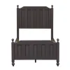 Liberty Furniture 423-YBR-TPBDM Cottage View - 3 Piece Bedroom Set (Twin Panel Bed, Dresser & Mirror) - Dark Gray