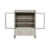 Liberty Furniture 661W-CH5468 Whitney - Display Cabinet - Antique Linen / Weathered Gray