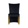 New Classic D2034G-20 Empire - Dining Chair (Set of 2) - Black