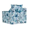 New Classic U1270-12-BFP Sylvie - Swivel Chair - Blue / White
