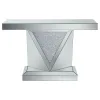 CoasterElevations 722509 Amore - Mirrored Acrylic Entryway Sofa Console Table - Silver