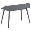 CoasterEssence 804497 Percy - 4-Compartment Writing Desk - Gray