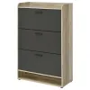 CoasterEveryday 950404 Denia - 3-Tier Engineered Wood Shoe Cabinet - Gray