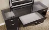 Furniture of America FOA-DK5684DG-PK Vickie - Vanity Set - Obsidian Gray
