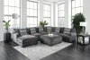 Furniture of America CM6587-OT Kaylee - Ottoman - Gray