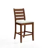 New Classic 40-D1652BC-4C Pascal - Counter Table & 4 Chairs - Walnut