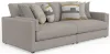 Jackson Furniture Industries 2405/36/37-18 Jackson Furniture Industries 2405/36/37-18 Trevor - 2 Piece Extra Deep Oversized Sofa - Nickel