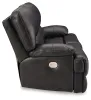 Ashley Furniture U6580147 Mountainous - 2 Seat Power Reclining Sofa With Adj Headrest - Eclipse
