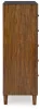 Ashley Furniture B615-46 Lyncott - Five Drawer Chest - Brown