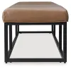 Ashley Furniture A3000693 Joston - Accent Bench - Caramel