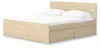 Ashley Furniture EB9632B24 Ashley Furniture EB9632B24 Onita - King Panel Platform Bed With 2 Side Storage - Natural