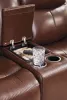 Ashley Furniture PCU1210218 Ashley Furniture PCU1210218 Bexhurst - Power Reclining Loveseat With Console / Adjustable Headrest - Mahogany