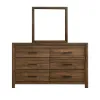 New Classic 00-B3314B-DM New Classic 00-B3314B-DM Biscayne - Dresser & Mirror - Sable