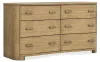 Pulaski Furniture BP432-100 Leeza - Double Drawer Dresser - Brown