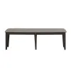 Liberty Furniture 152-CD-O6TRS Double Bridge - 6 Piece Trestle Table Set (Upholstered Chairs) - Dark Chestnut