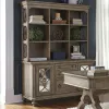 Liberty Furniture 412-HOJ-CHS Simply Elegant - Credenza & Hutch - Heathered Taupe