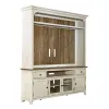 Liberty Furniture 652-ENT-OEN Farmhouse Reimagined - Entertainment Center - Antique White / Chestnut Tops