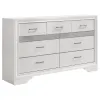 CoasterEveryday 205111KE-S5 Miranda - 5 Piece King Bedroom Set - White