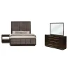 CoasterElevations 223261Q-S4 Durango - 4 Piece Queen Bedroom Set - Smoked Peppercorn