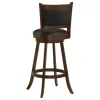 CoasterEssence 101920 Broxton - Upholstered Swivel Bar Chair (Set of 2) - Chestnut