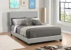 CoasterEveryday 300763F Dorian - Upholstered Full Panel Bed - Gray