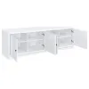Coaster Fine Furniture 724113-SET Laughlin - 3 Piece Entertainment Center TV Stand - White