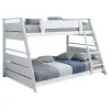 Coaster Fine Furniture 460593WHT Holden - Wood Veneer Twin Over Full Bunk Bed - White