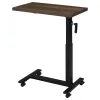Coaster Fine Furniture 315886 Westpark - Height Adjustable Mobile Bedroom C-Table - Dark Pine