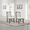 New Classic D1605-20 Lisbon - Dining Side Chair (Set of 2) - Gray