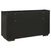 Coaster Fine Furniture 222493 Leandro - 8-Drawer Bedroom Dresser Cabinet - Burnished Black