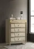 Coaster Fine Furniture 222665 Lorient - 5-Drawer LED Chest Of Drawers - Ivory And Camel
