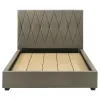 Coaster Fine Furniture 315975Q Delsea - Upholstered Queen Panel Platform Bed - Light Brown