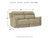 Ashley Furniture 5930247 Ashley Furniture 5930247 Next-Gen Durapella - 2 Seat PWR REC Sofa ADJ HDREST - Sand