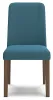 Ashley Furniture D615-03 Lyncott - Dining Uph Side Chair (Set of 2) - Blue / Brown