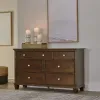 Ashley Furniture B685/31/36/56/58/97 Ashley Furniture B685/31/36/56/58/97 Danabrin - 5 Pc. - Dresser, Mirror, King Panel Bed - Brown