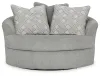 Ashley Furniture 5290621 Casselbury - Oversized Swivel Accent Chair - Cement