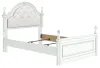 Ashley Furniture PCB1819B6 Kozlani - Full Upholstered Panel Bed - White