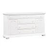 Liberty Furniture 607-BR32 Summer House - 2 Door 5 Drawer Dresser - Oyster White