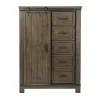 Liberty Furniture 759-BR42 Thornwood Hills - Sliding Door Chest - Rock Beaten Brown