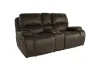 New Classic U093-25-BRN New Classic U093-25-BRN Brookings - Console Loveseat With Dual Recliners - Brown