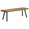 Coaster Fine Furniture 123043 Maverick - Wood Dining Bench - Natural Mango And Black