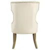 CoasterElevations 104507 Baney - Tufted Upholstered Dining Chair - Beige And Rustic Gray